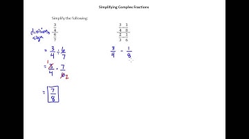 3.8b Simplifying Complex Fractions
