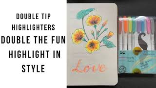 Double Tip Highlighters: Double the Fun - Highlight in Style