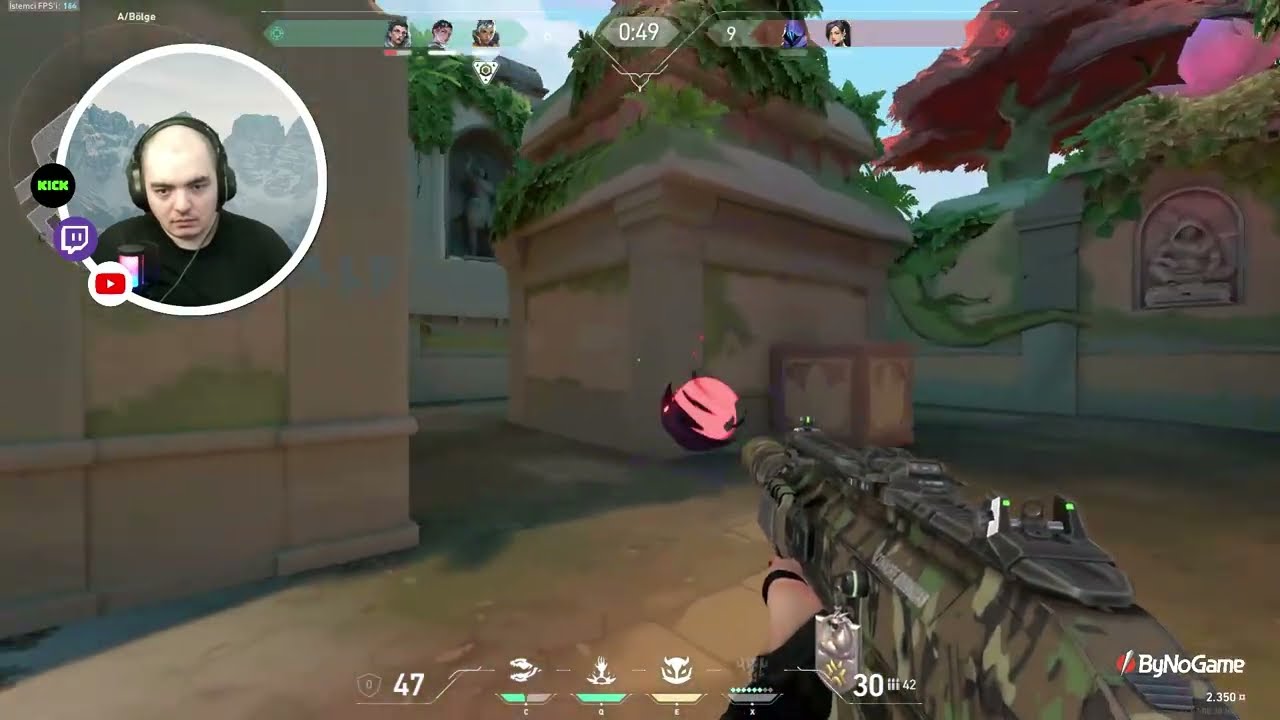 Recon Phantom ve Fade ile Triple Kill! VALORANT Dereceli