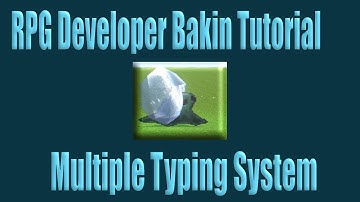 RPG Developer Bakin Tutorial: Multiple Typing Spells