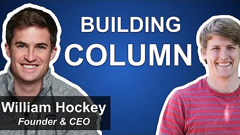 Building Column w/ Plaid Founder, William Hockey