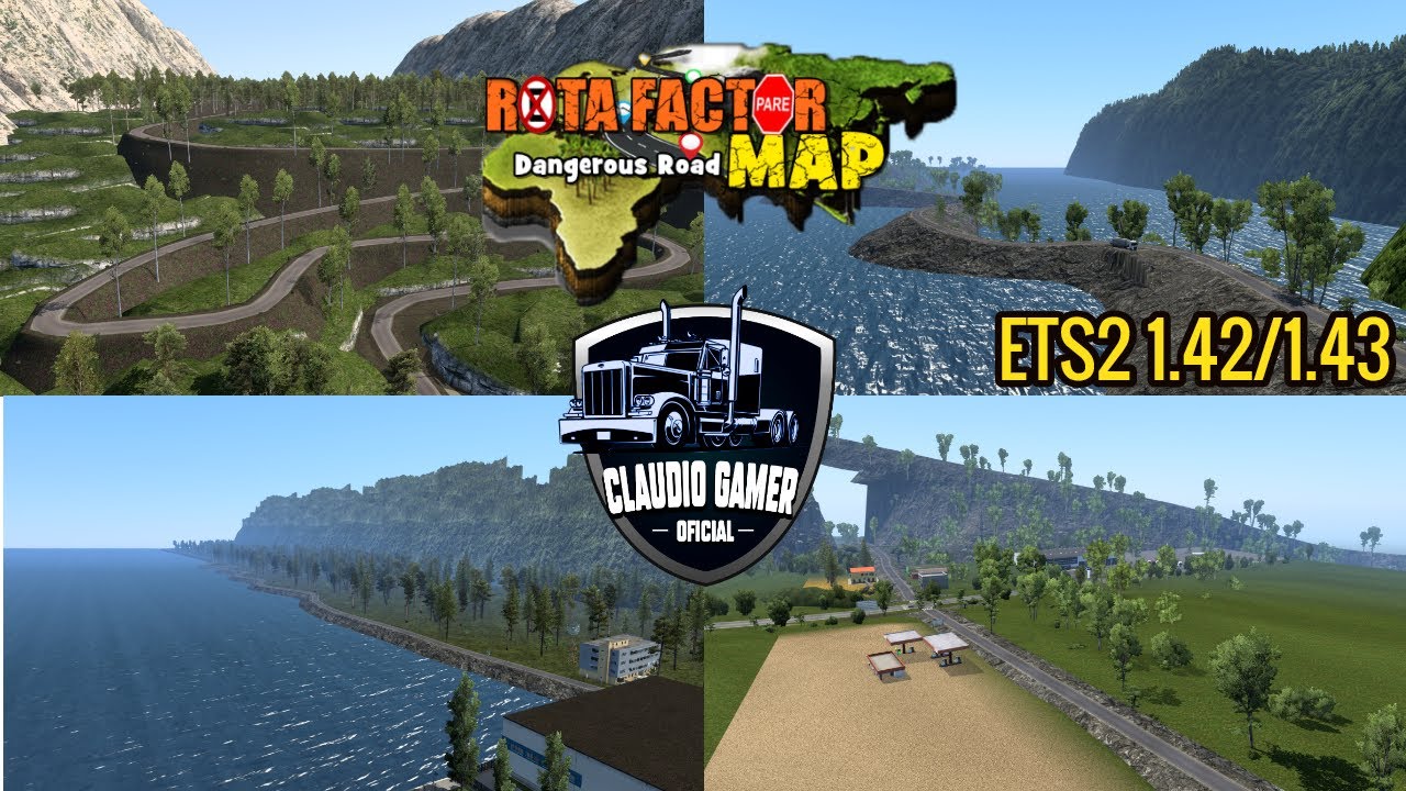 Els2 Rota Factor Map Download Rota Factor Map Dangerous Road Para ETS2 1.42/1.43( Criando ...
