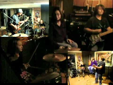 Cry Baby & The Wah Wah's. 7 year old drummer 12 ye...