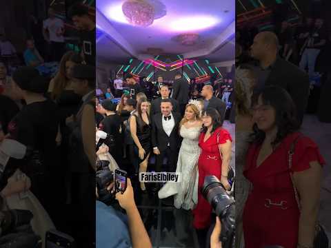 لحظه وصول الراقصه دومنيك فرح حمزه الصغير 