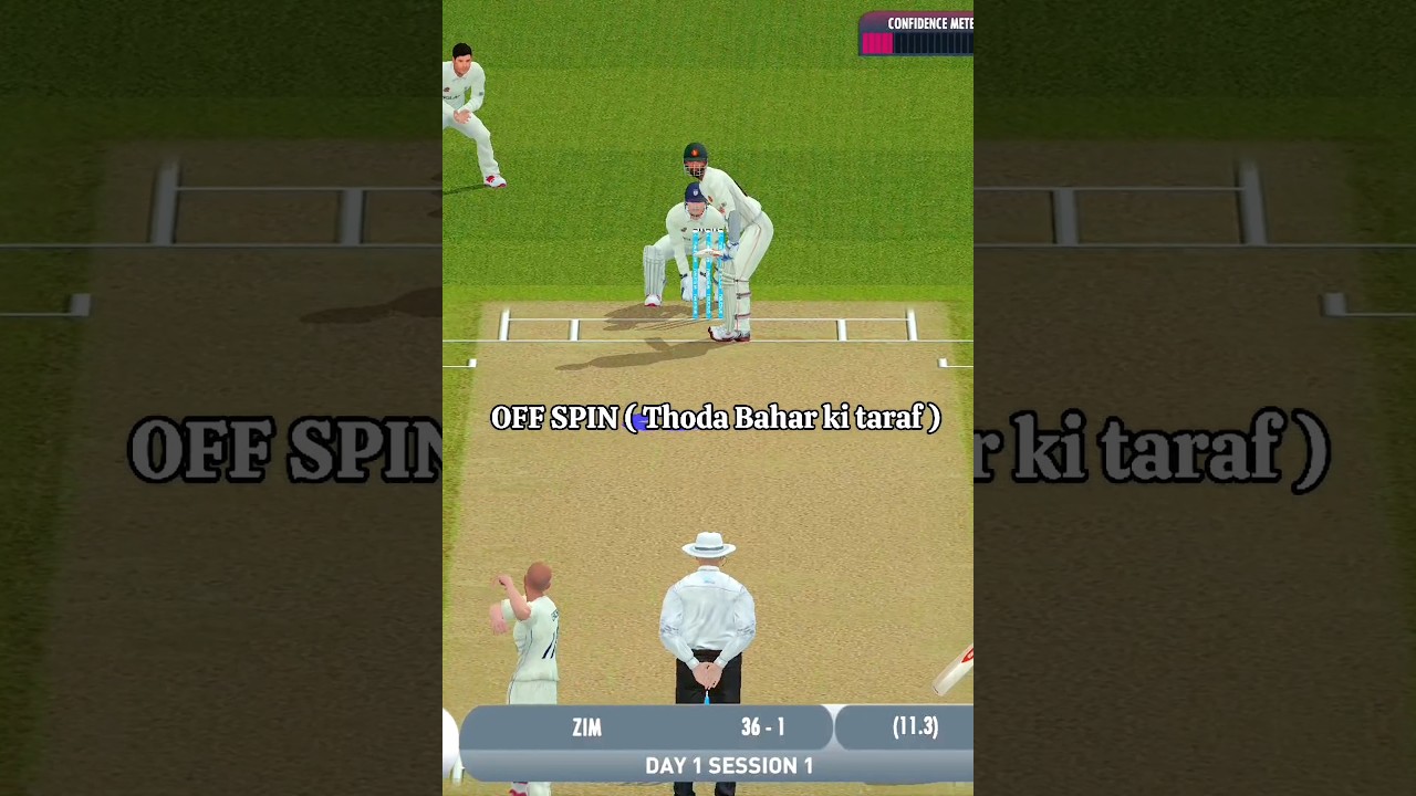 How to take wicket in Real cricket 22 | Real cricket 22 bowling tips | Test match gameplay 