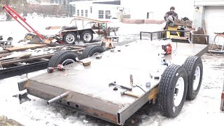 Chain Tray & Winch Mount  Urban Logging Trailer Build Pt 5