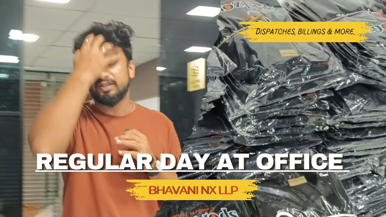 Regular Day At Office | Mumbai Tshirt Wholesaler | Plain Tshirt | Dispatches, Billings And More
