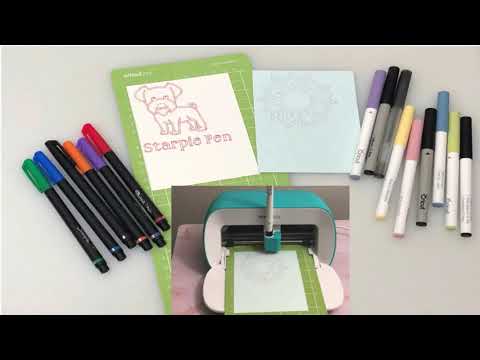 How to use different pens with Cricut - Explore - Maker Noncricut pens -  writing - Drawing 