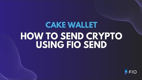 How To Send Crypto To A FIO Crypto Handle Using Cake Wallet