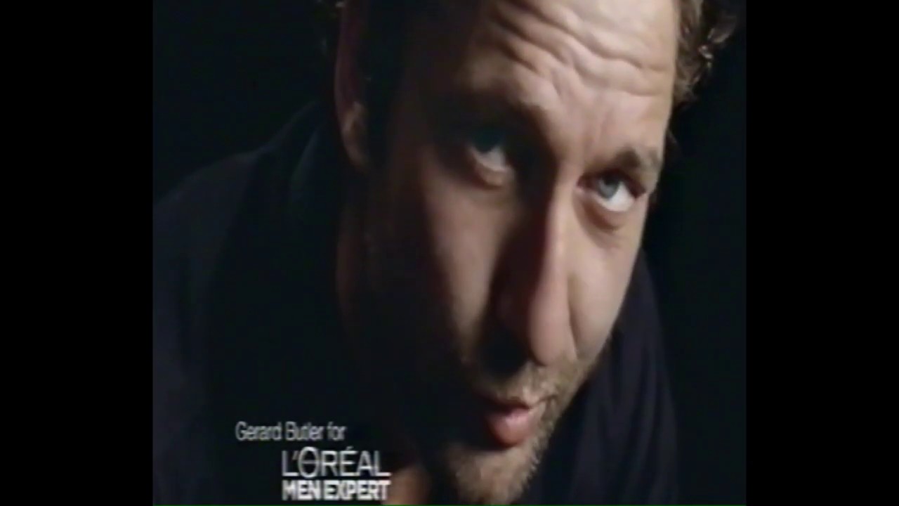 GERARD BUTLER L'OREAL ADVERT YouTube