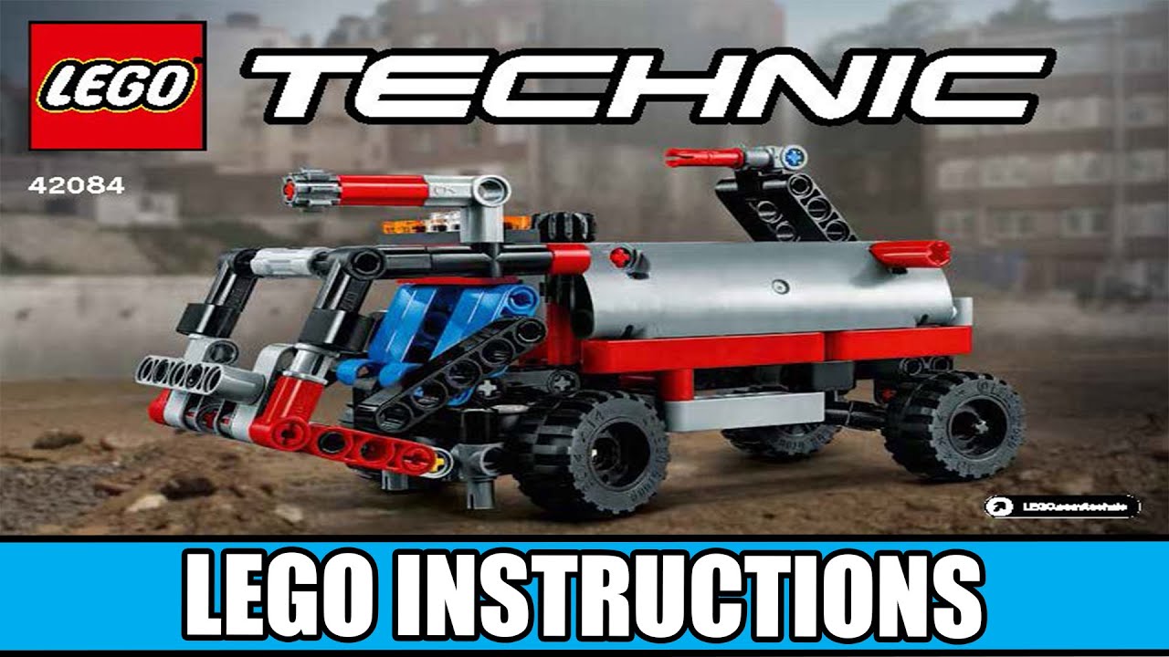 LEGO Instructions | Technic | 42084 | Airport Fire Truck - YouTube