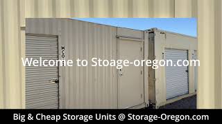 Big and Cheap Storage Units for Salem and Keizer Oregon