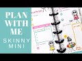 PLAN WITH ME | SKINNY MINI Happy Planner | Brights & Stick Girls