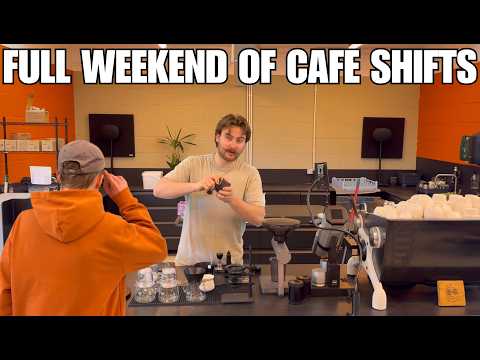FULL WEEKEND AT A CAFE! (24 hours on shift!)