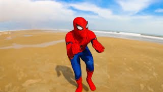 Joy From The Beach | SpiderMan Looking For Teammates | Happy Videos