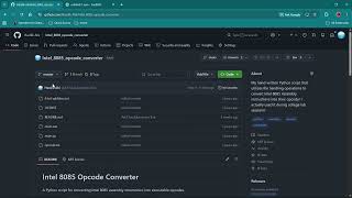 My 2nd year project (CSE) - Intel 8085 Opcode Converter