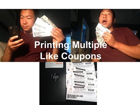 What Printer Do I Have and How To Print Multiple Coupons
