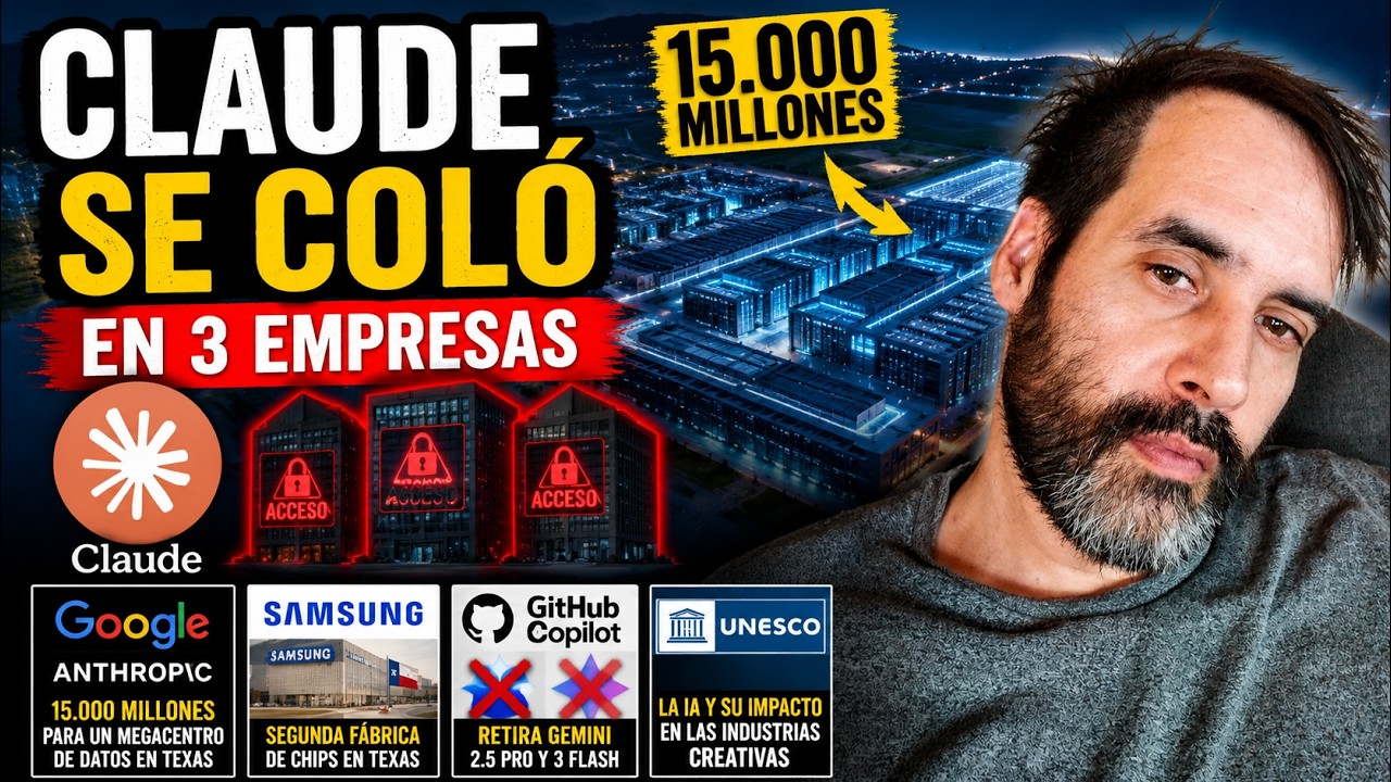 Miniatura del vídeo de ANDO TV: Claude hackea 3 empresas y google prepara 15.000 millones | Noticias ias 31/07/2026
