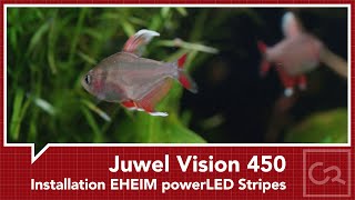 Installation Eheim Powerled Stripes An Juwel Vision 450