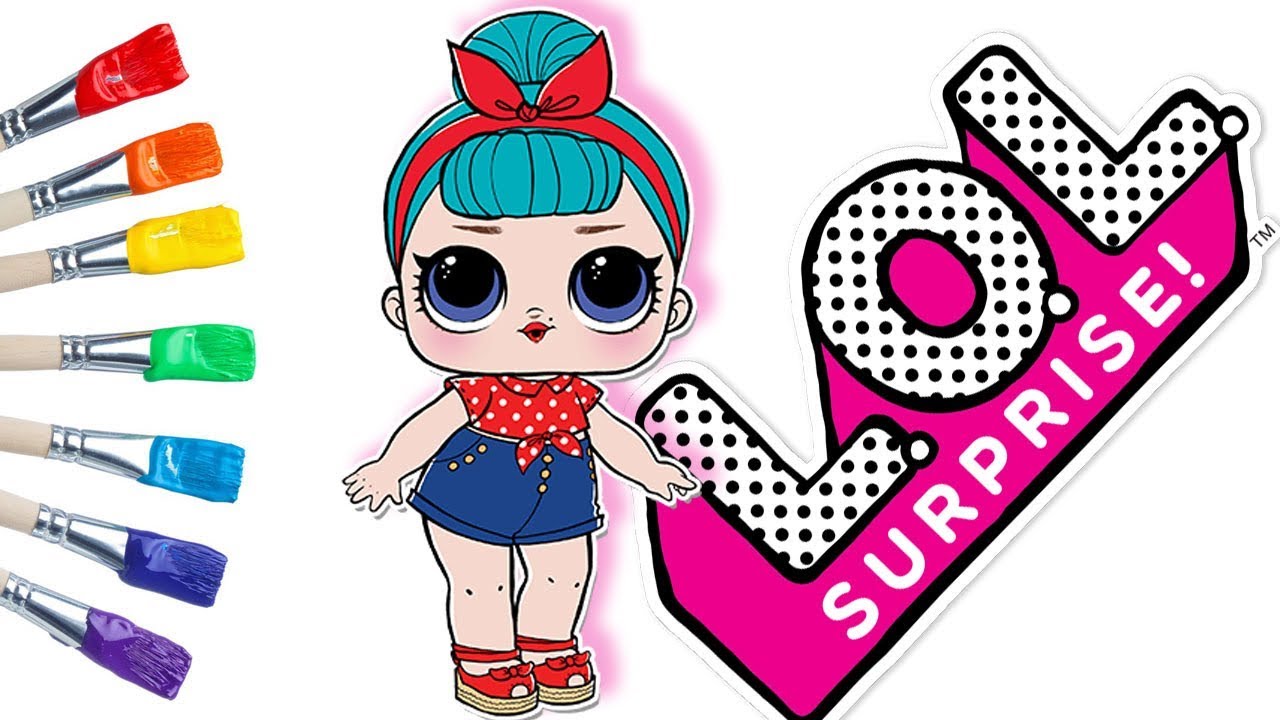 Learn How to Draw Lol Surprise Doll Aprende como dibujar y pintar Muñeca Lol  - thptnganamst.edu.vn