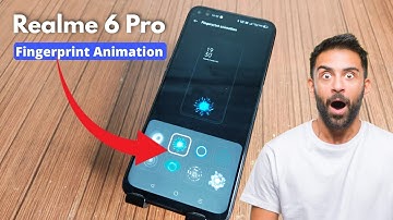 Realme 6 Pro in-display fingerprint animation. Aise karein Enable 🔥🔥