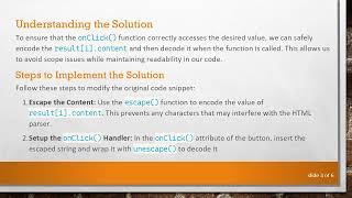 How to Properly Assign HTML Values in onClick() Functions with JavaScript