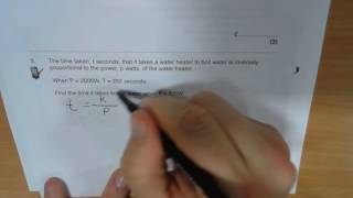 Q3 Direct and Inverse Proportion Solutions CorbettMaths