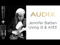 Audix capturing jennifer battens guitar  audix i5 and a133