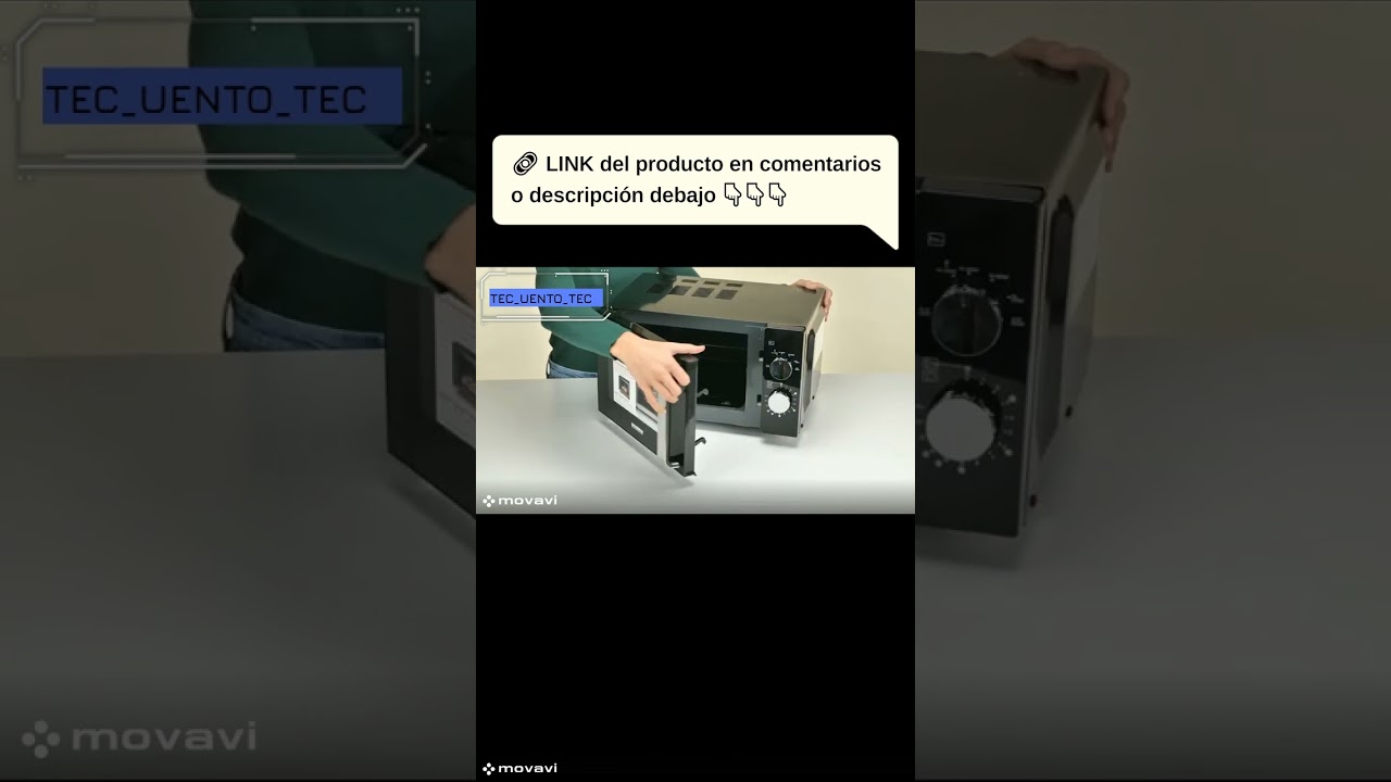 ✨ SEVERIN MW 7761 – Microondas Manual con Base de Vidrio y Diseño Compacto