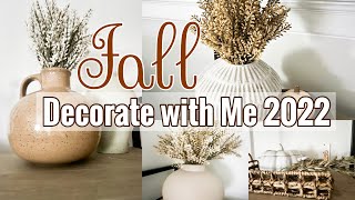 *NEW* FALL 2022 DECORATE WITH ME + FALL DECOR HAUL | FALL DECORATING IDEAS 2022