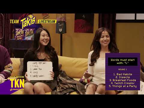 Pokimane Team Takis livestream with Ludwig & ExtraEmily!