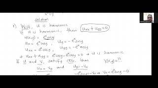 Harmonic functions and Harmonic conjugates Lecture 2 #ComplexAnalysis