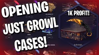 GROWL CASE UNBOXING - $1000 PROFIT! - DatDrop