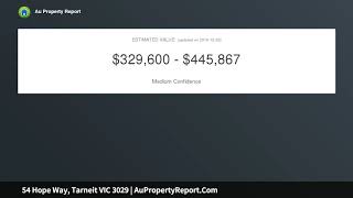 54 Hope Way, Tarneit VIC 3029 | AuPropertyReport.Com