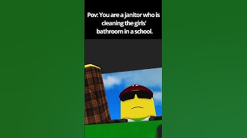 Janitor 🙂#short #shorts #roblox #memes #kamguyza