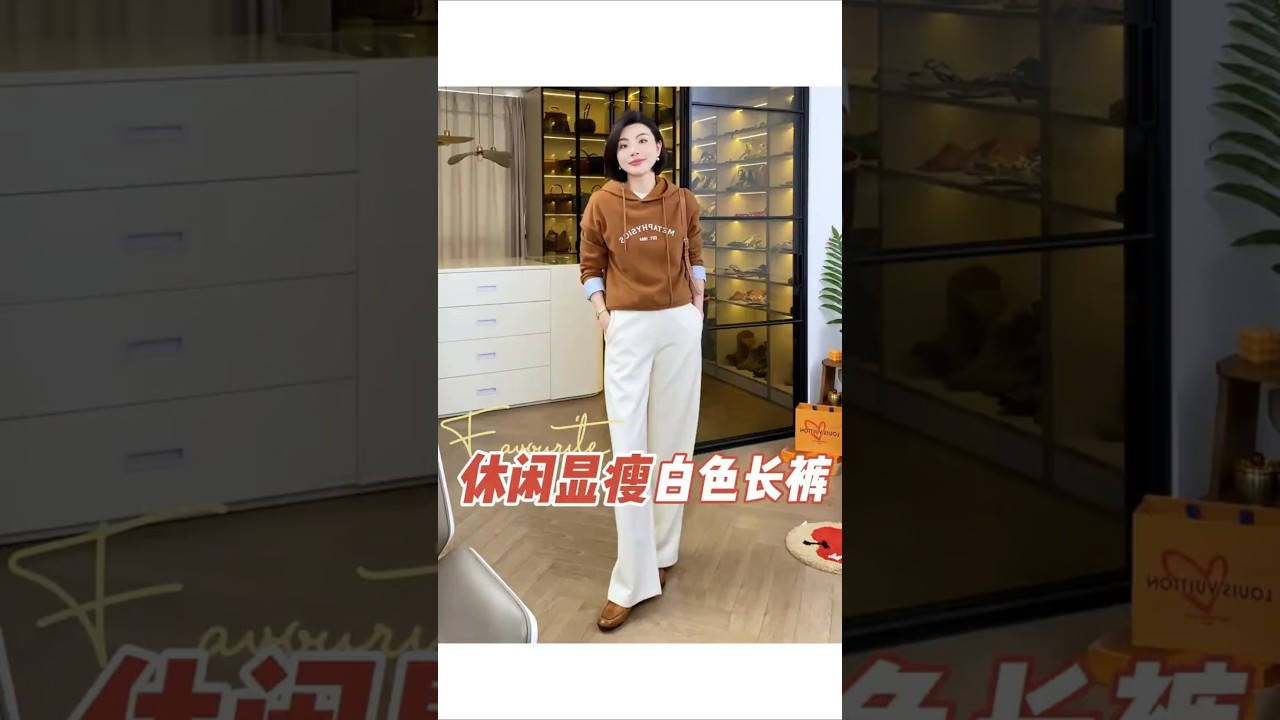早秋必備白長褲|寬鬆褲管,通勤日常都好穿 縮圖