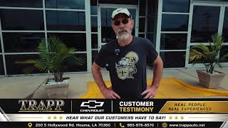 Mr. Dan was traveling from Illinois when he needed service on his Chevrolet. 