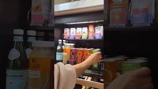 Beverage Fridge Organization