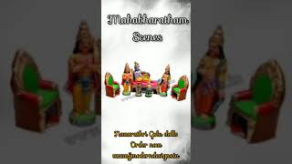 Mahabharatham scenes, Clay | Navarathri Golu dolls | Mahabharatham story | JJ MD Vlogs
