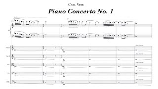 Carl Vine - Piano Concerto No. 1 [with full score]