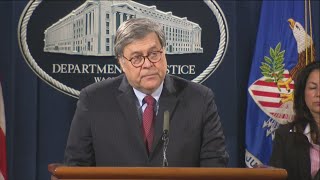 Full Department of Justice press conference on violent protests