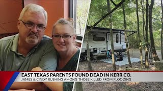 East Texas couple among those found dead after catastrophic flooding in Kerr County