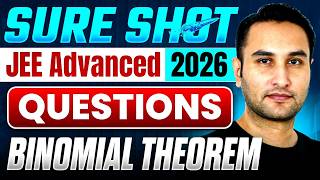 JEE Advanced 2026 | BINOMIAL THEOREM | Sure Shot Questions | Pulkit Jain Sir Vedantu
