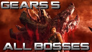 Gears 5 - All Boss Fights & Ending (PC Gameplay)