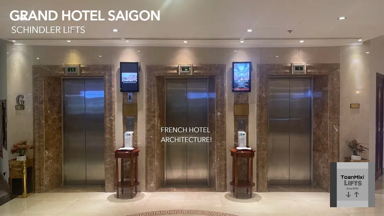 Grand Hotel Saigon - 2x Schindler 300P & 5400 AP Lifts | ToanMixi Lifts