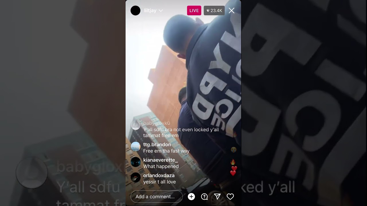 Rapper Lil Tjay LIVE Interaction With The Police (ARRESTED)