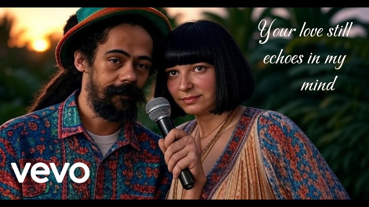 Sia ft. Damian Marley - Your Voice Still Echoes In My Mind (Official Inspirational Love Lyrics Song)