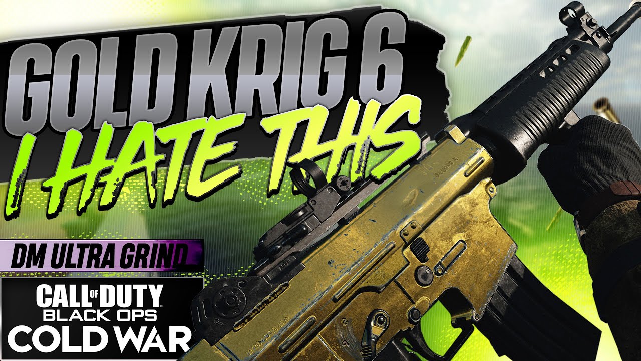 KRIG 6 GOLD CAMO - Tips N Tricks I HATE THIS THING! (DM Ultra Grind)