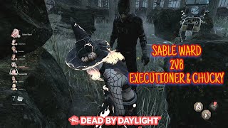 2v8/SABLE WARD against EXECUTIONER & CHUCKY /escape with LEON 😂