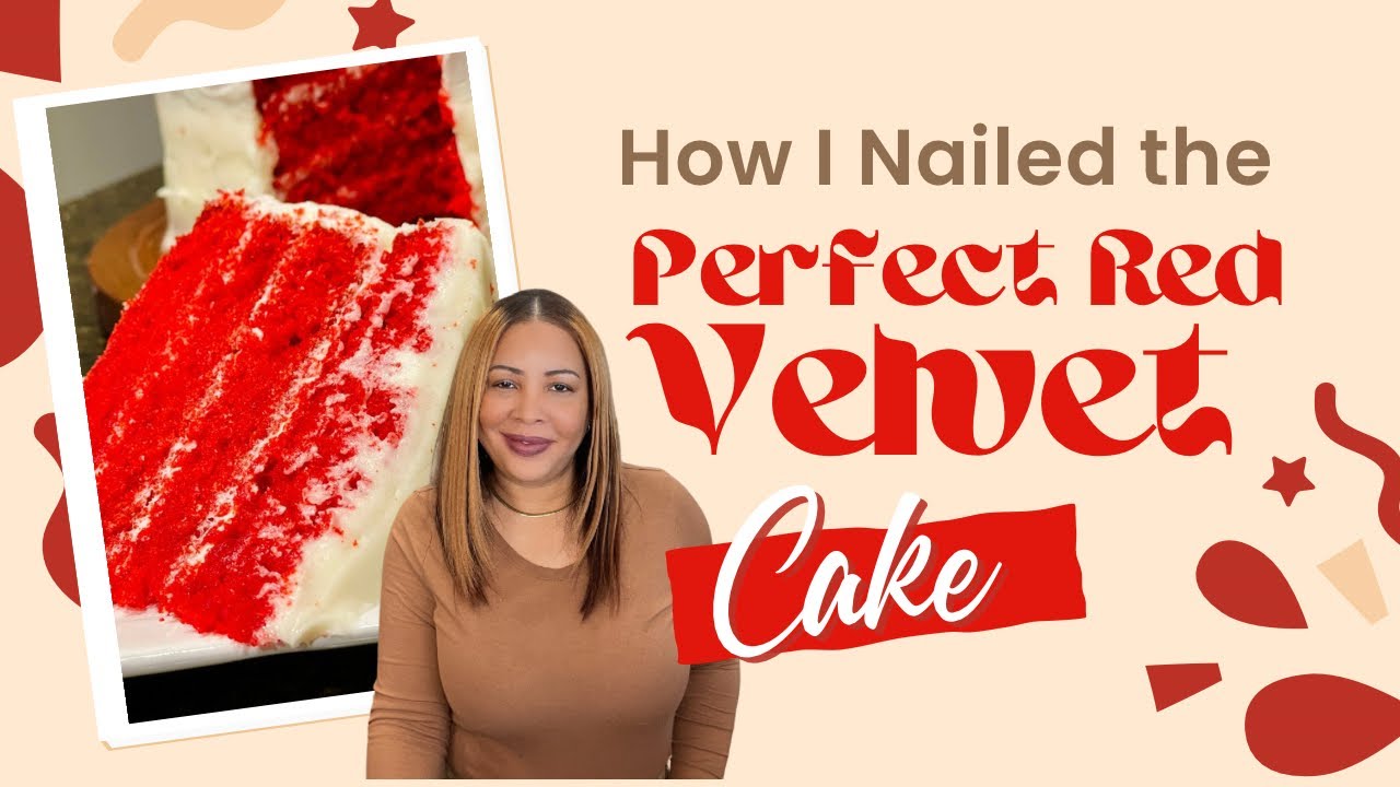 How To Make a Bright Red Velvet Cake from Scratch - YouTube